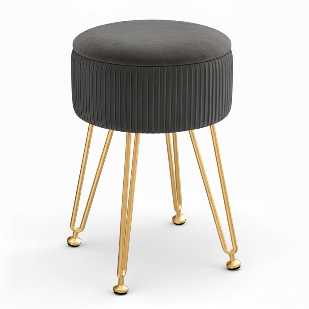 Artiss Ottoman Storage Foot Stool Vanity Velvet Free Delivery