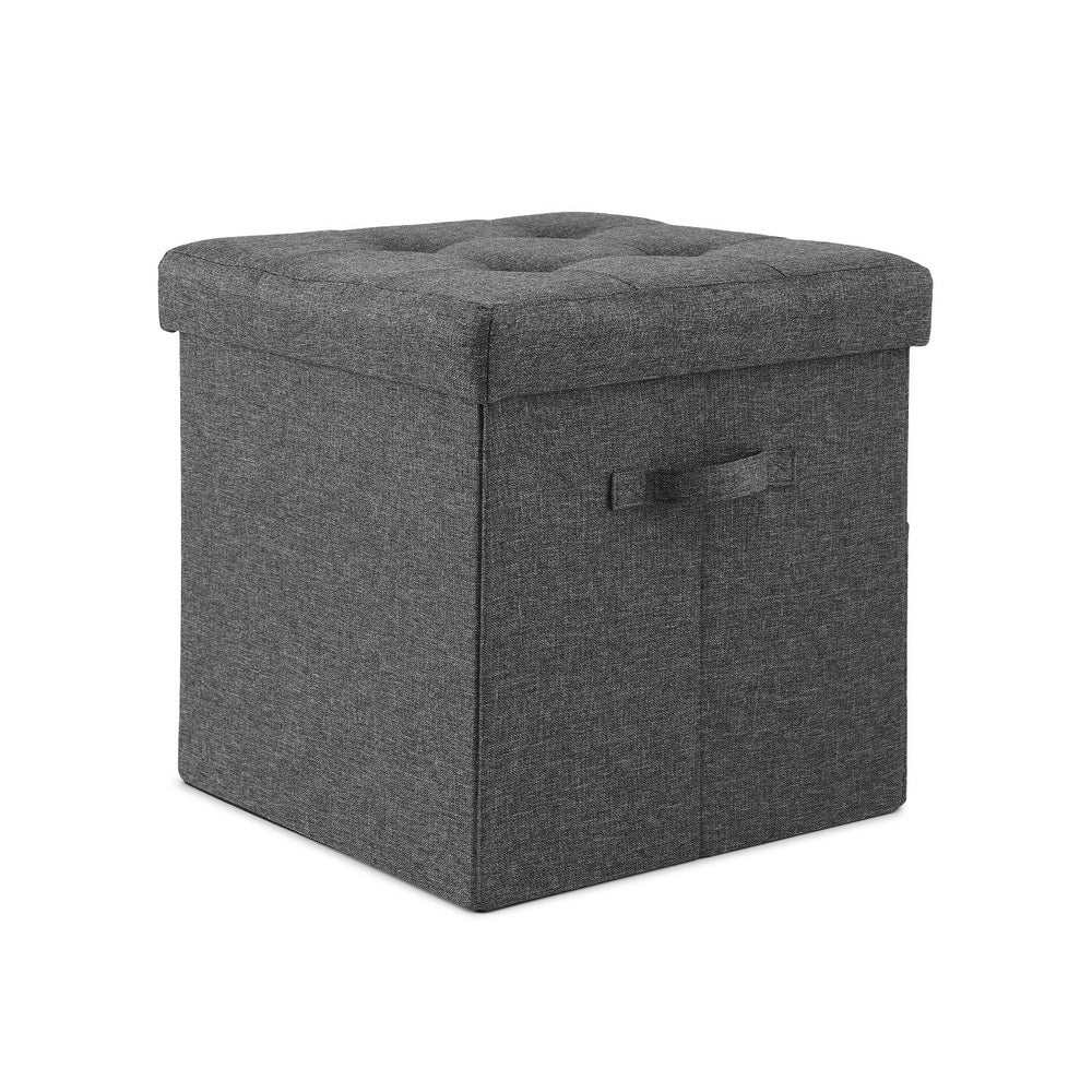 Artiss Storage Ottoman Rest Foot Stool Foldable Free Delivery