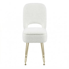 Artiss Storage Ottoman Vanity Stool Foot Stool Folding Back White