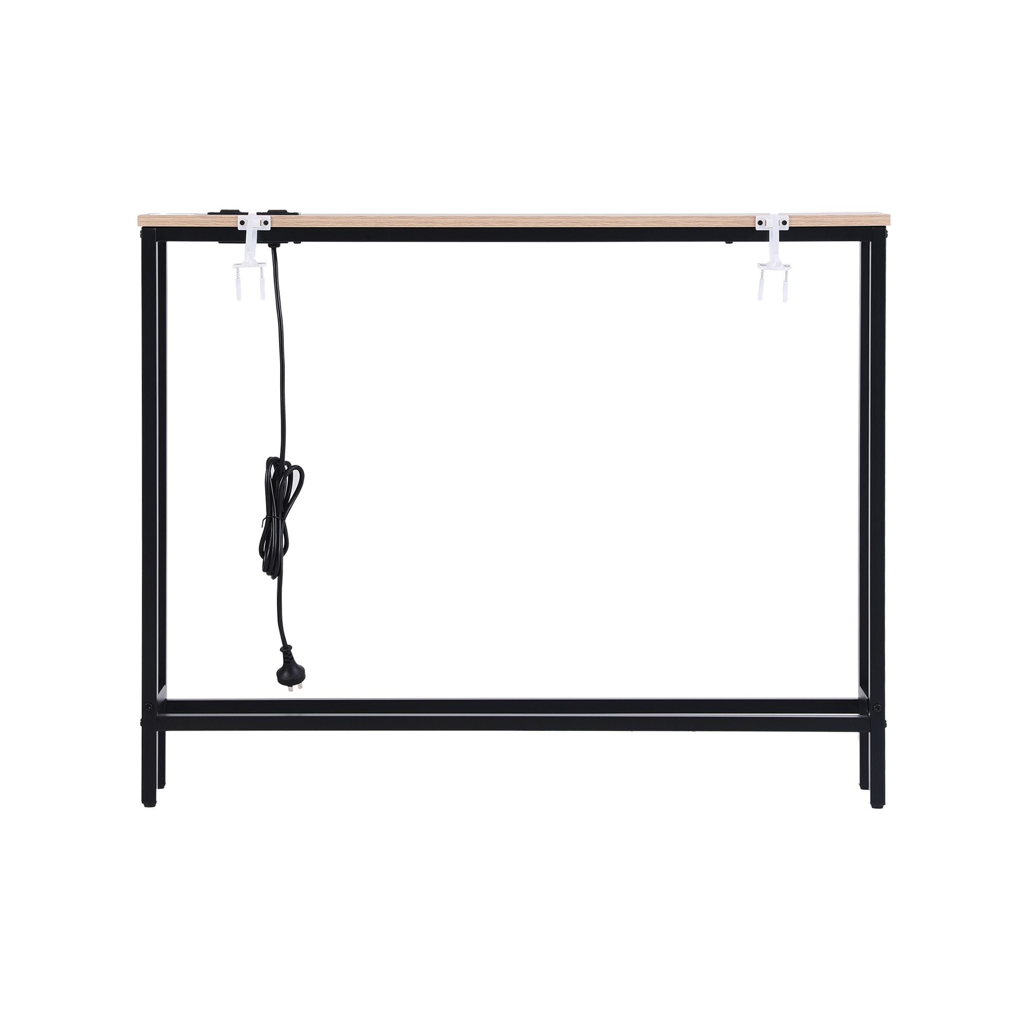 Artiss Console Table Entryway Hallway Display Desk Charging Station Wood