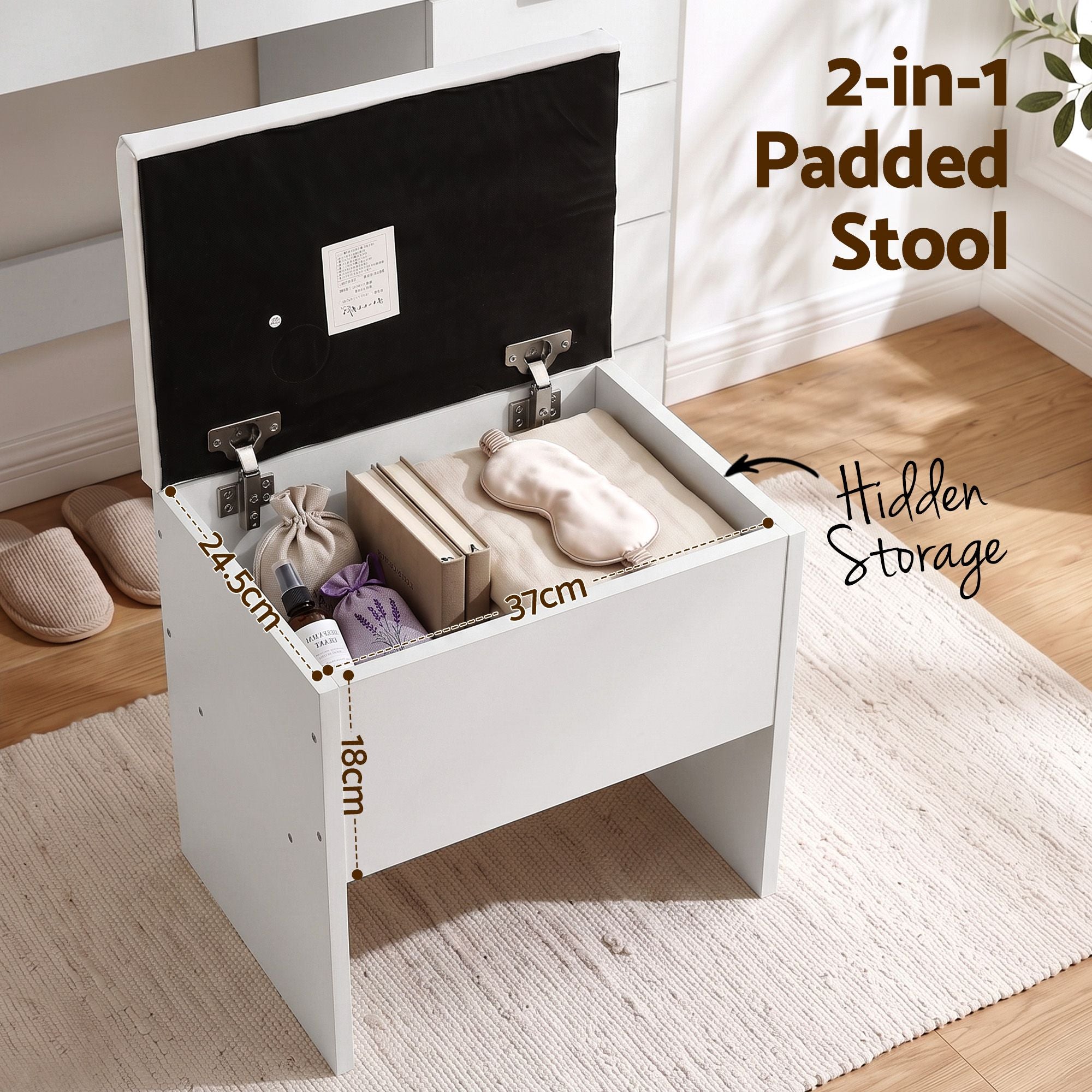 Artiss Dressing Table Makeup Vanity Desk Large LED Mirror 10 Drawers Power