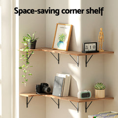 Artiss Floating Wall Shelf Corner Shelves Set Free Delivery
