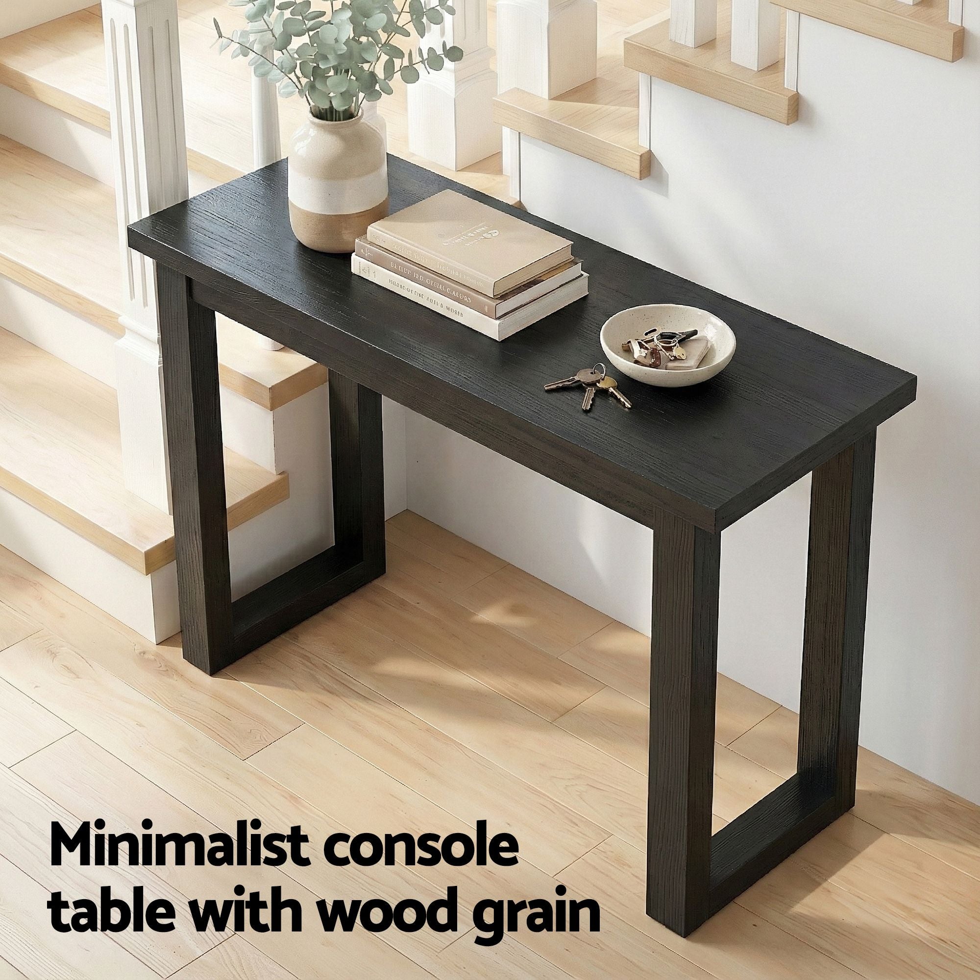 Artiss Console Table 110CM Black