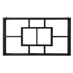 Artiss Floating Wall Shelves Bookshelf Black