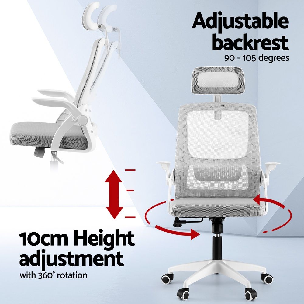 Artiss Home Office Desk and Chair Set, 136cm L Shaped Computer Desk with Shelves