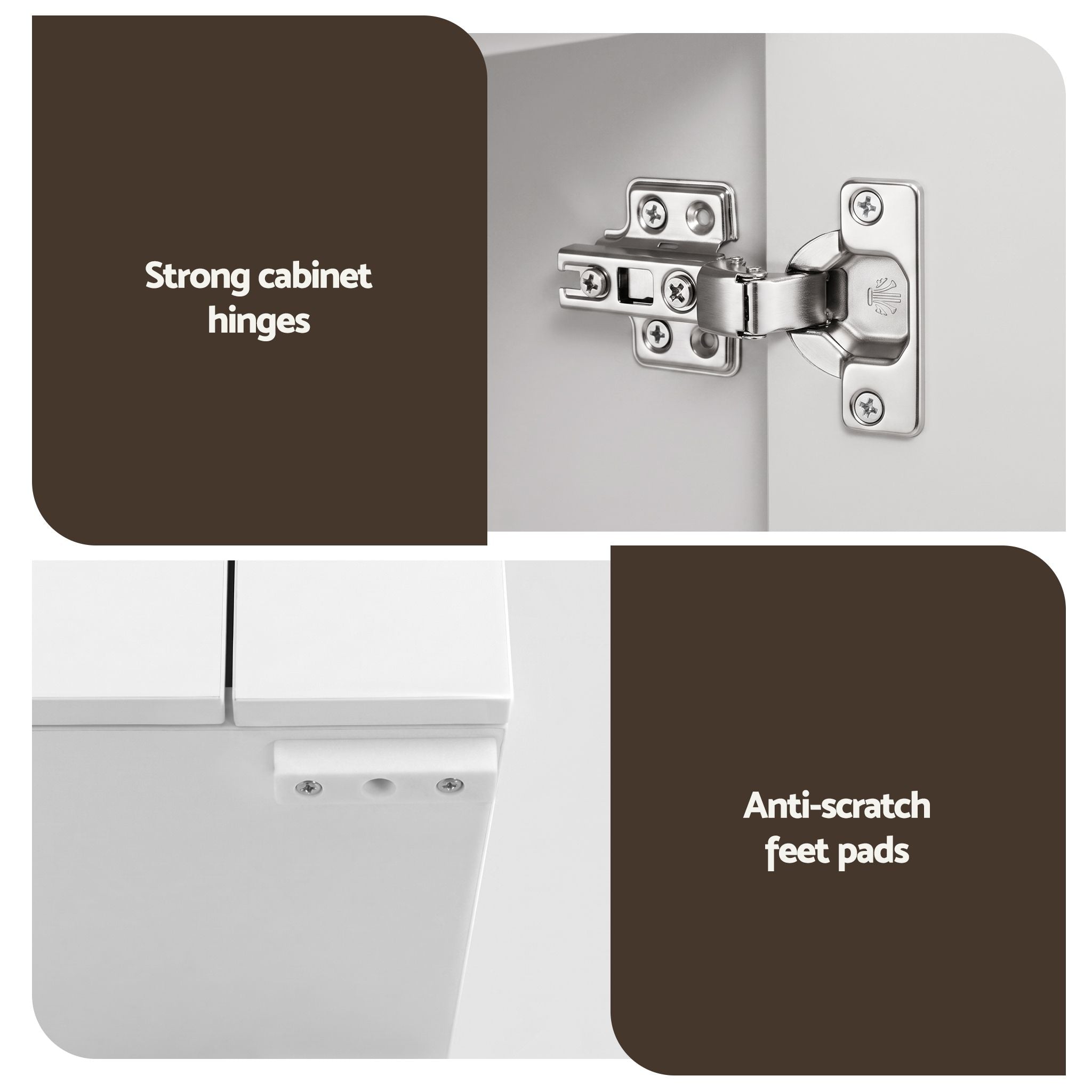 Artiss Buffet Sideboard Cabinet 180cm Cupboard Pantry Storage Drawer White DANA