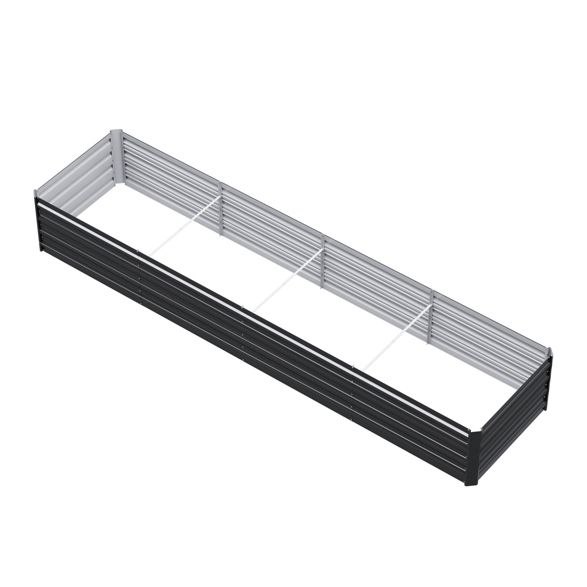 Green Fingers 2-in-1 Raised Garden Bed Kit Ergonomic 45cm Professional Depth