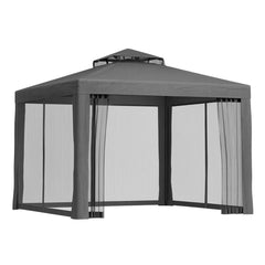 Instahut Gazebo Marquee 3m Outdoor Event Tent Camping Party Mesh Wall Canopy