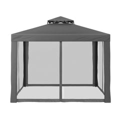 Instahut Gazebo Marquee 3m Outdoor Event Tent Camping Party Mesh Wall Canopy