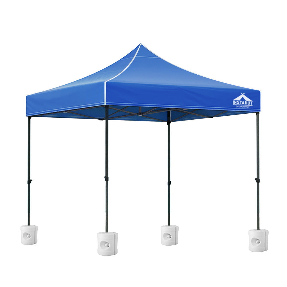 Instahut Gazebo Pop Up 3x3m w/Base Podx4 Marquee Folding Outdoor Wedding Camping