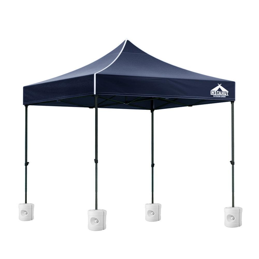 Instahut Gazebo Pop Up 3x3m w/Base Podx4 Marquee Folding Outdoor Wedding Camping