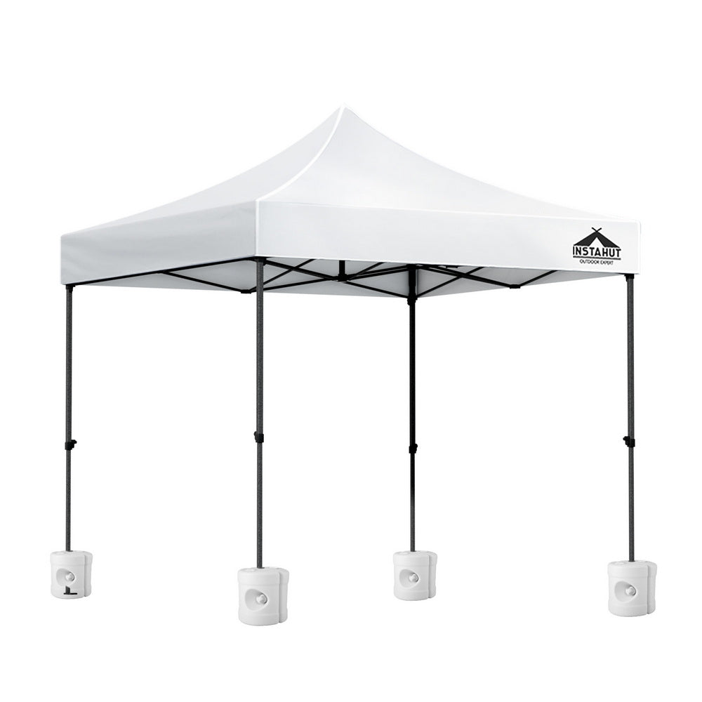 Instahut Gazebo Pop Up 3x3m w/Base Podx4 Marquee Folding Outdoor Wedding Camping