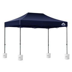 Instahut Gazebo Pop Up 3x4.5m w/Base Podx4 Marquee Folding Outdoor Wedding
