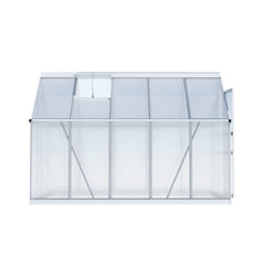 Green Fingers Greenhouse Aluminium Polycarbonate Premium Garden Storage Shed