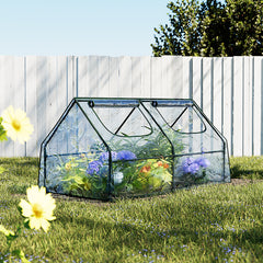 Green Fingers Greenhouse 1.8x0.9x0.9M Mini Green House Raised Garden Bed Planter Box
