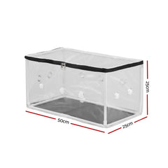 Green Fingers Mini Greenhouse 50x25x25cm PVC Cover Mushrooms Free Delivery