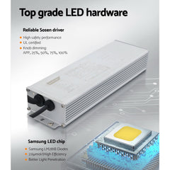 Green Fingers Max 2200W Grow Light LED Full Spectrum Indoor Plant All Stage Growth