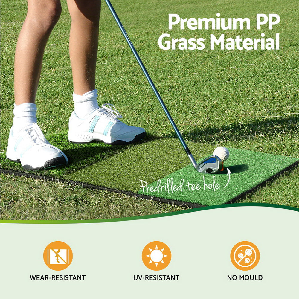 Everfit Golf Hitting Mat Portable Driving¬¨‚ĆRange Practice¬¨‚ĆTraining Aid 3 in 1