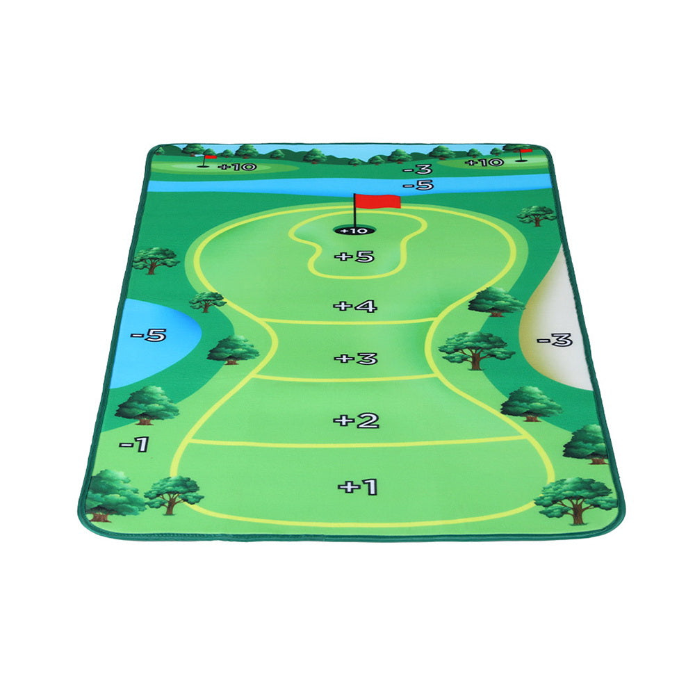 Everfit Golf Chipping Game Mat Indoor Outdoor Practice‚Äö?†??‚àö?°¬¨¬®‚Äö???Training Aid Set