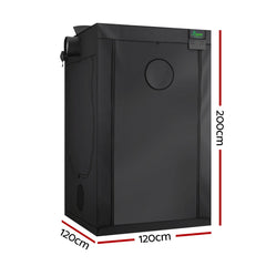 Green Fingers Grow Tent Kits 120x120x200cm Hydroponics Indoor Grow System