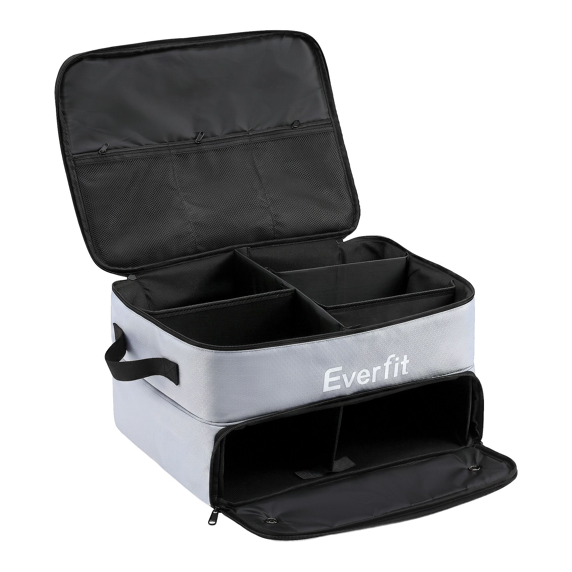 Everfit Golf Trunk Organizer for Car, 2-Tier Golf Storage Bag with Ventilated
