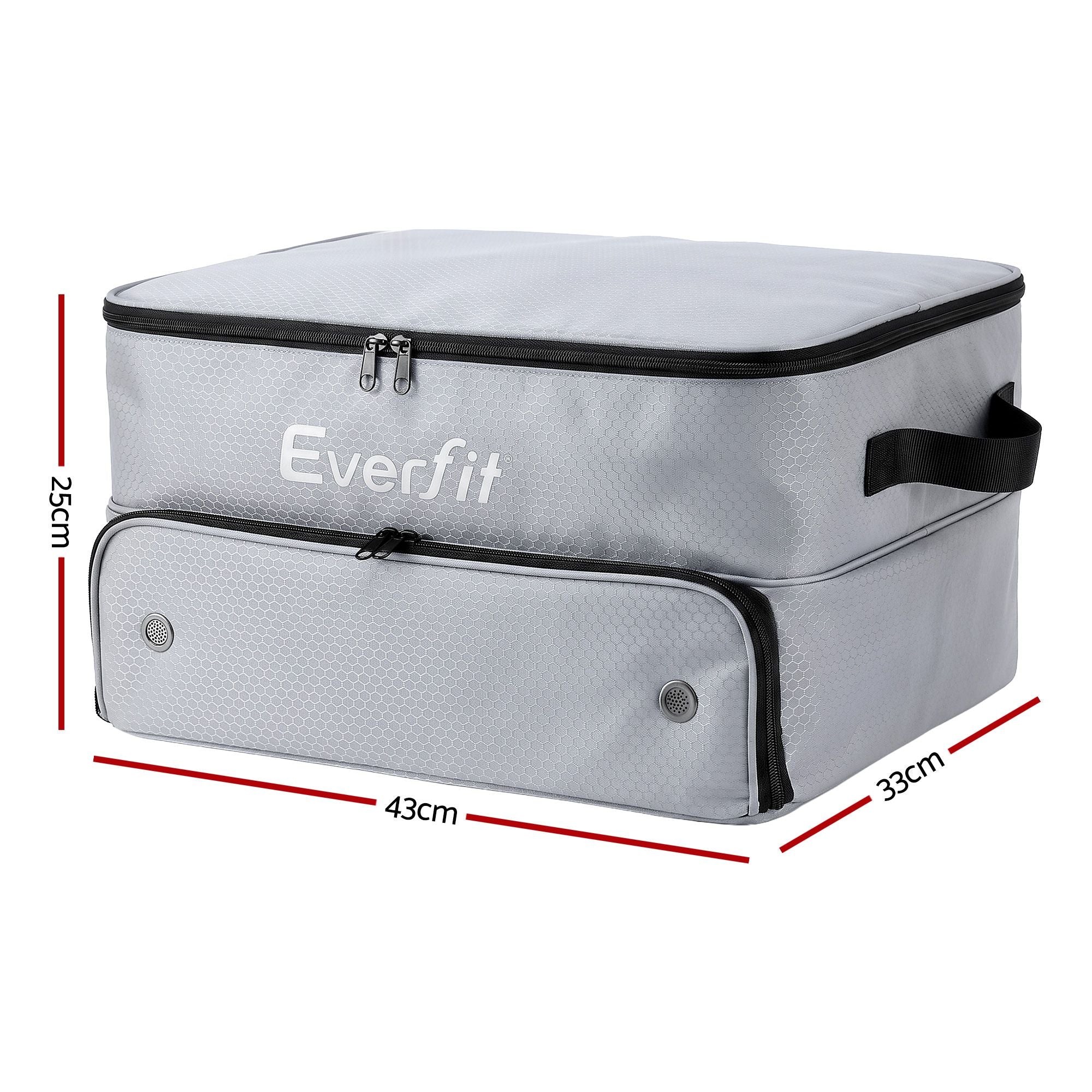 Everfit Golf Trunk Organizer for Car, 2-Tier Golf Storage Bag with Ventilated