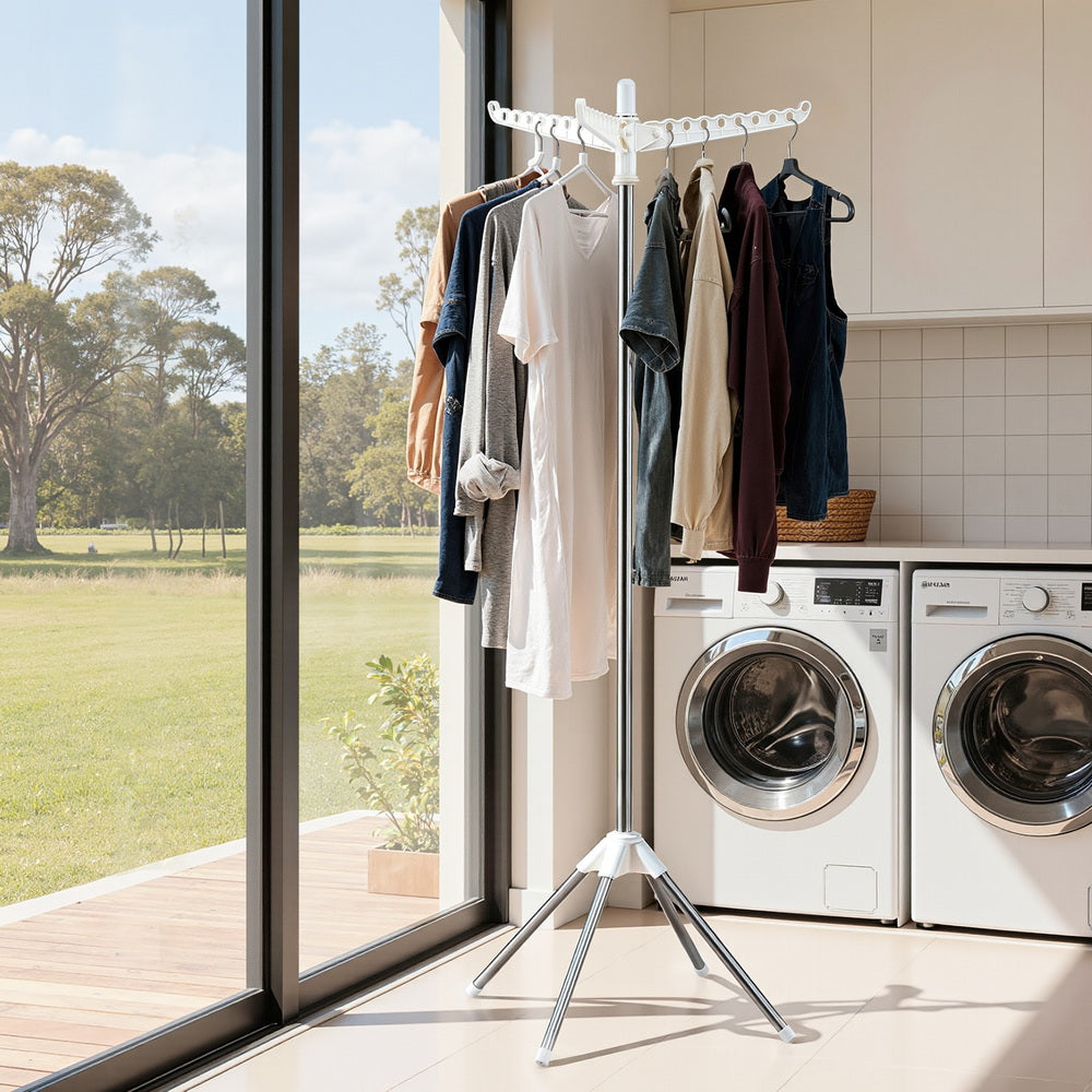 Artiss Clothes Rack Airer Rotatable Hanger Foldable Free Delivery