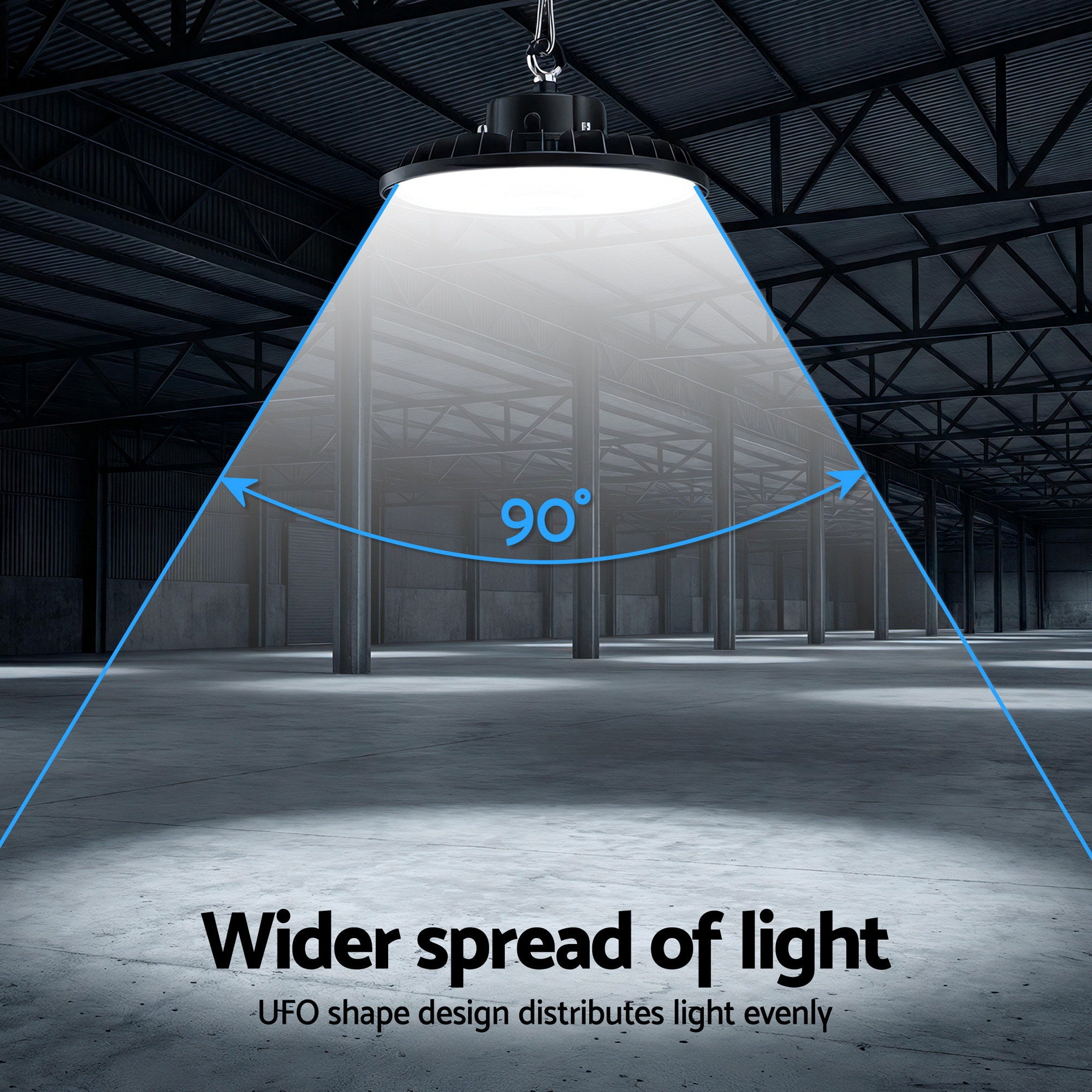 Leier 150W UFO LED High Bay Light Motion Sensor - Free Delivery