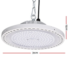 Leier LED High Bay Lights 150W UFO Industrial Shed Warehouse Factory Lamp White