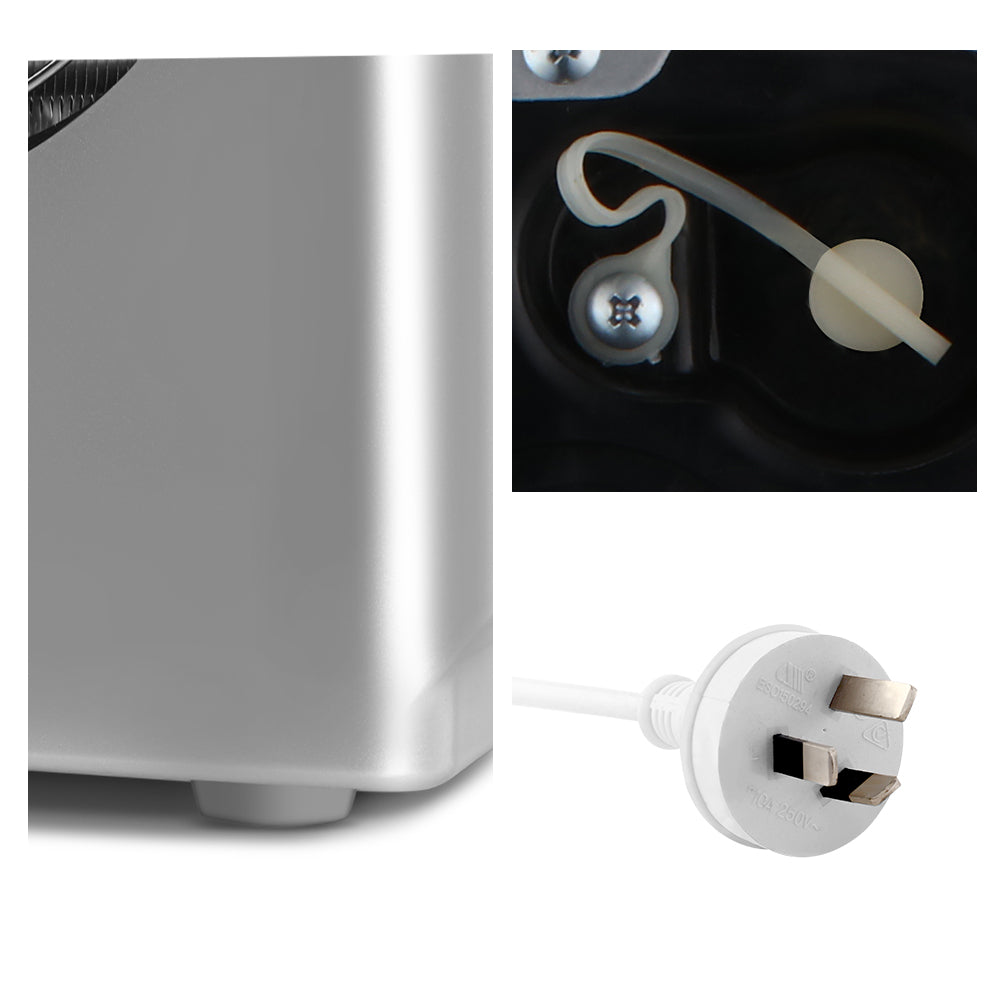 Devanti Portable Ice Maker Commercial Machine Ice Cube 2L Bar Countertop Silver
