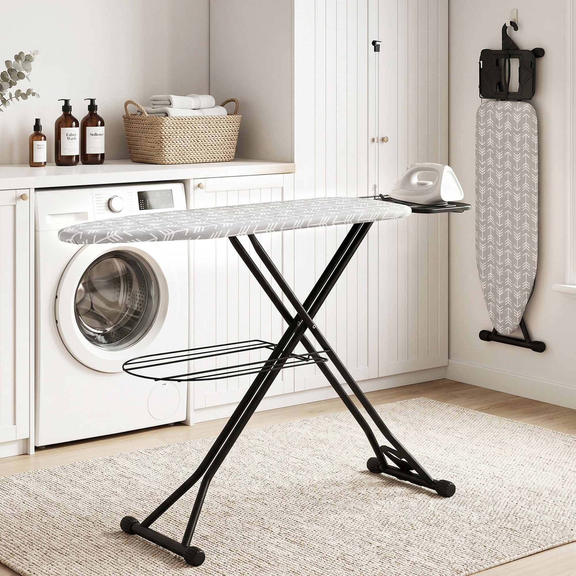 Artiss Foldable Ironing Board with Iron Rest Ironing Board for Laundry Room