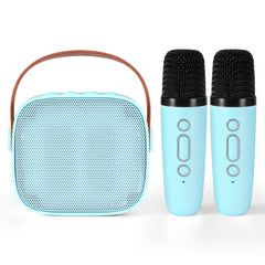 Alpha Mini Portable Karaoke Machine for Adults Kids with 2 Wireless Microphones - Free Delivery