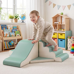 Keezi Kids Climbing Blocks 4-Piece Foam Toddler Playset Soft Indoor Climbing Toy