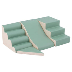 Keezi Kids Climbing Blocks 4-Piece Foam Toddler Playset Soft Indoor Climbing Toy