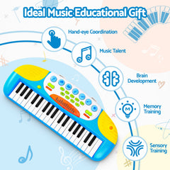 Keezi Kids Piano Keyboard 37 Keys Electronic Free Delivery