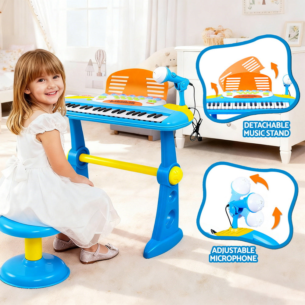 Keezi Kids Piano Keyboard 37 Keys Electronic Free Delivery