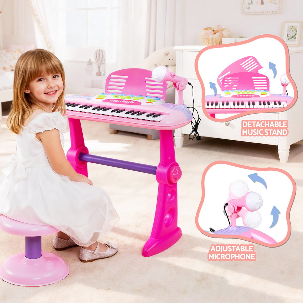 Keezi Kids Piano Keyboard 37 Keys Electronic Free Delivery