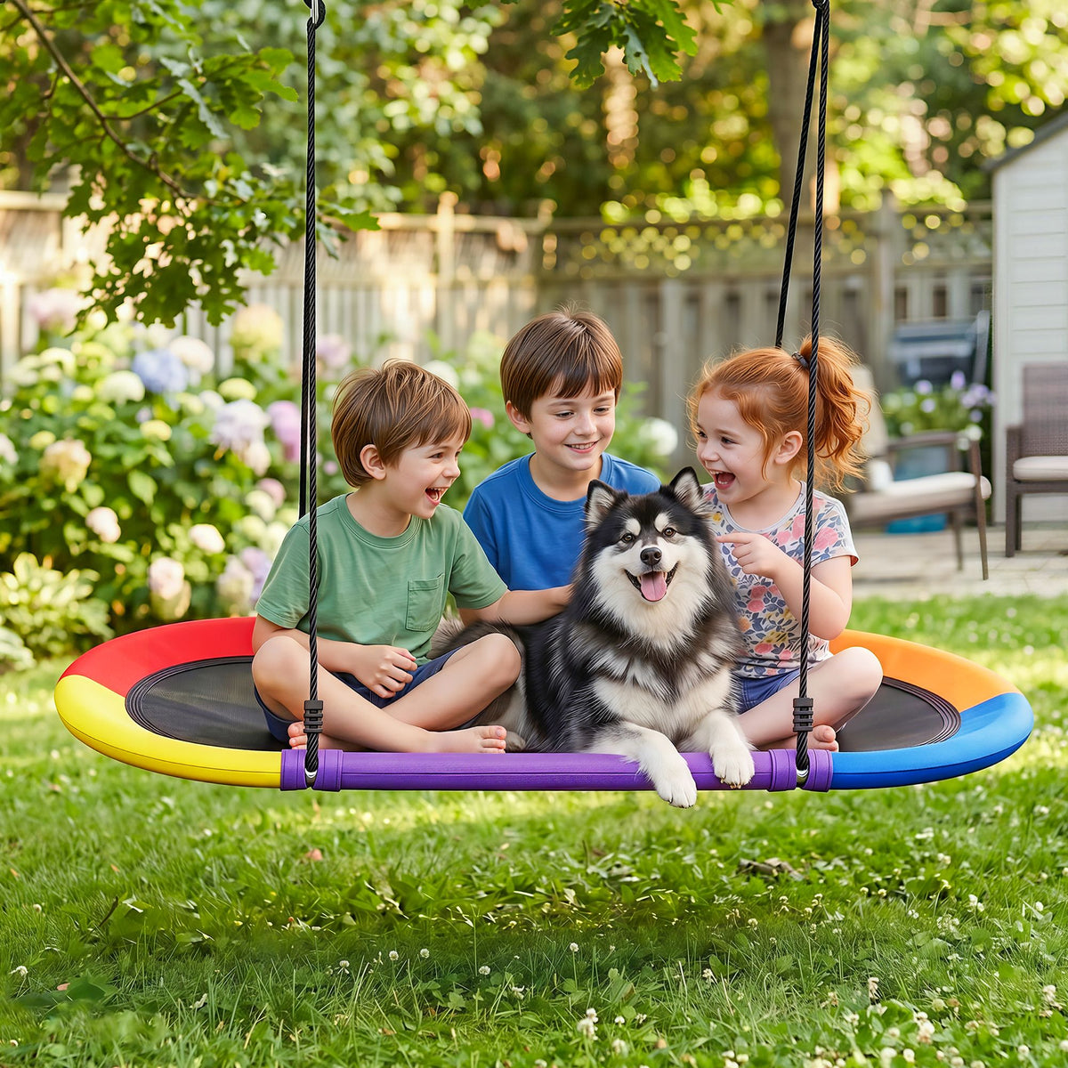 Gardeon Tree Swing Hammock 150cm for Backyard Porch Outside Playground