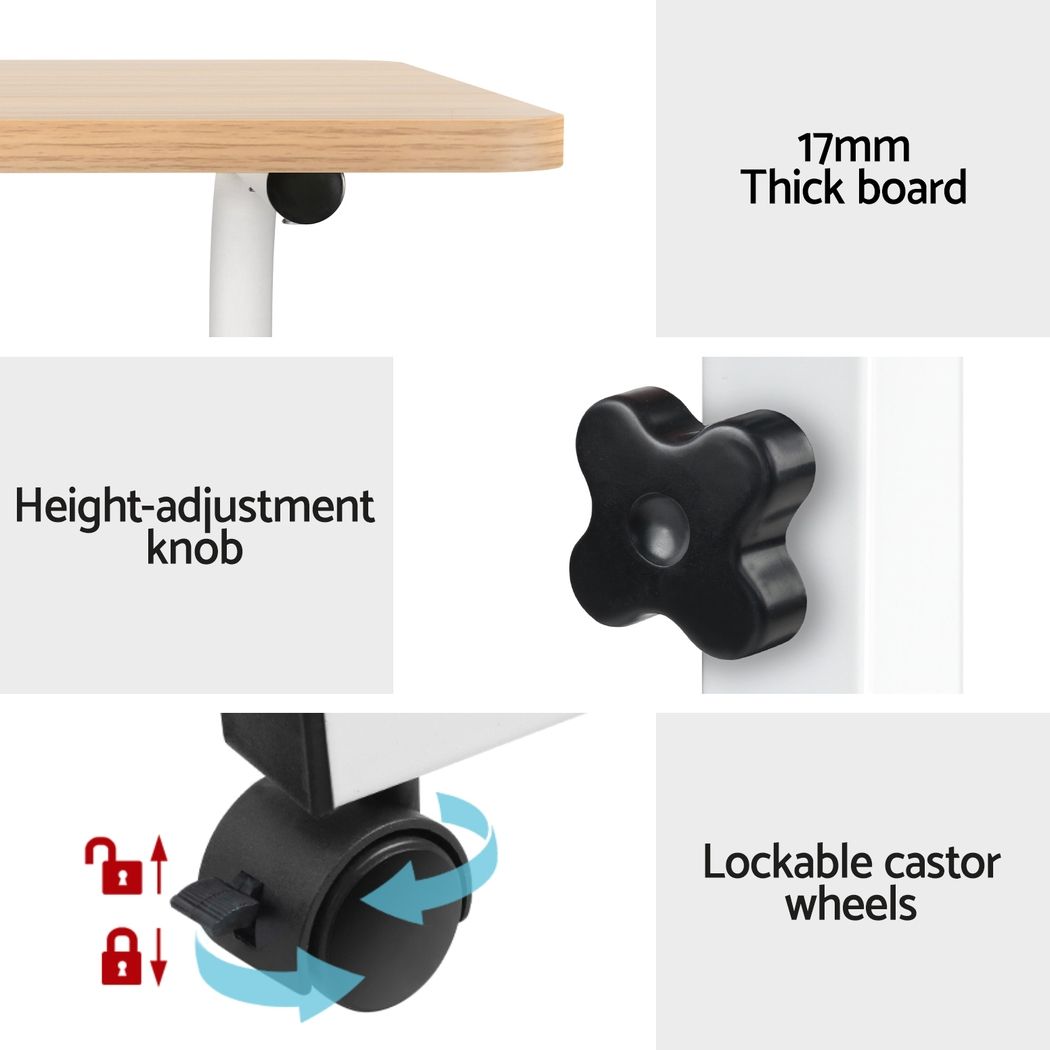 Artiss Laptop Desk Table Adjustable 60CM Light Free Delivery