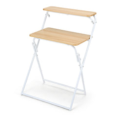 Artiss Laptop Desk Foldable Study Desk Home Office Oak