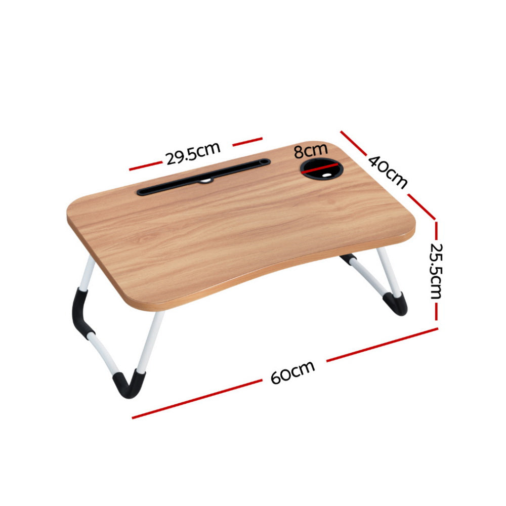 Laptop Desk Table Foldable Stand Lap Tray Sofa Bed Portable Adjustable Desks - Free Delivery