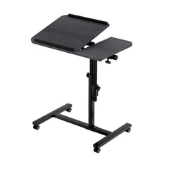 Artiss Laptop Desk Table Fan Cooling Black 60CM