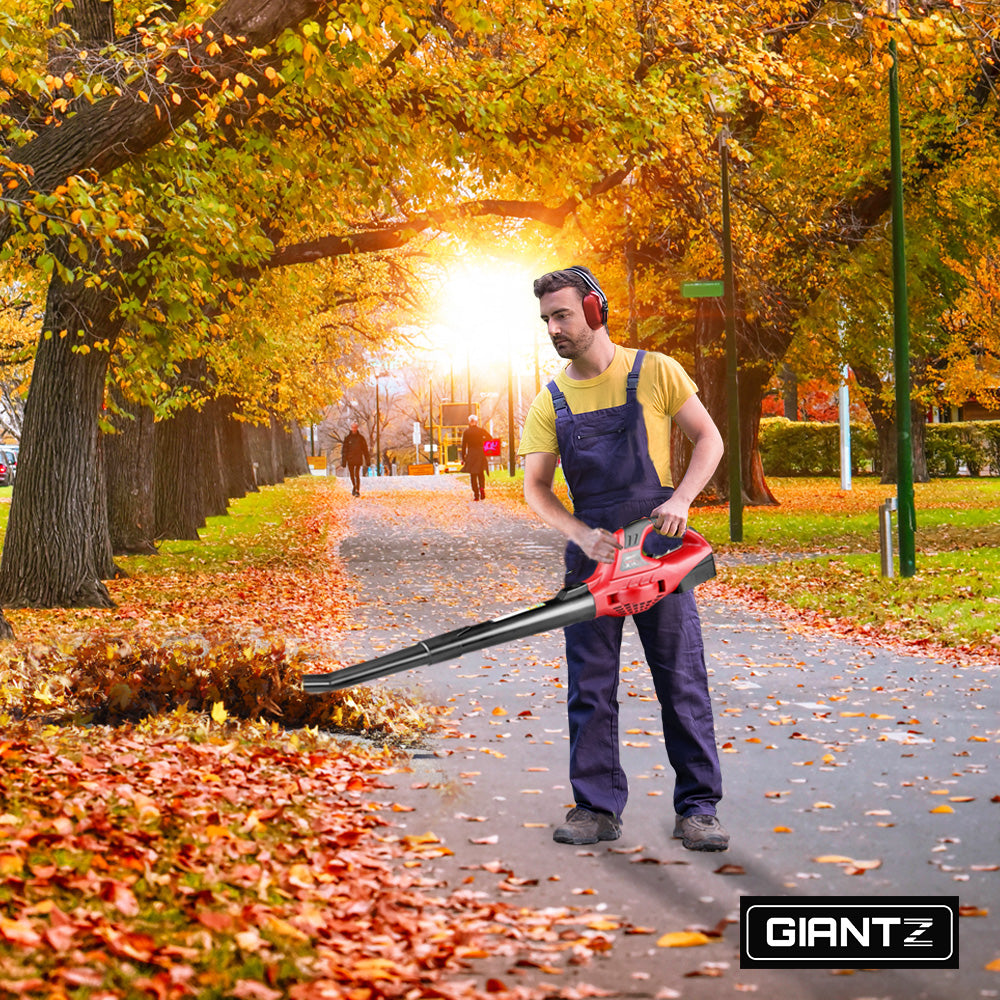 Giantz 20V Cordless Leaf Blower Garden Lithium Free Delivery