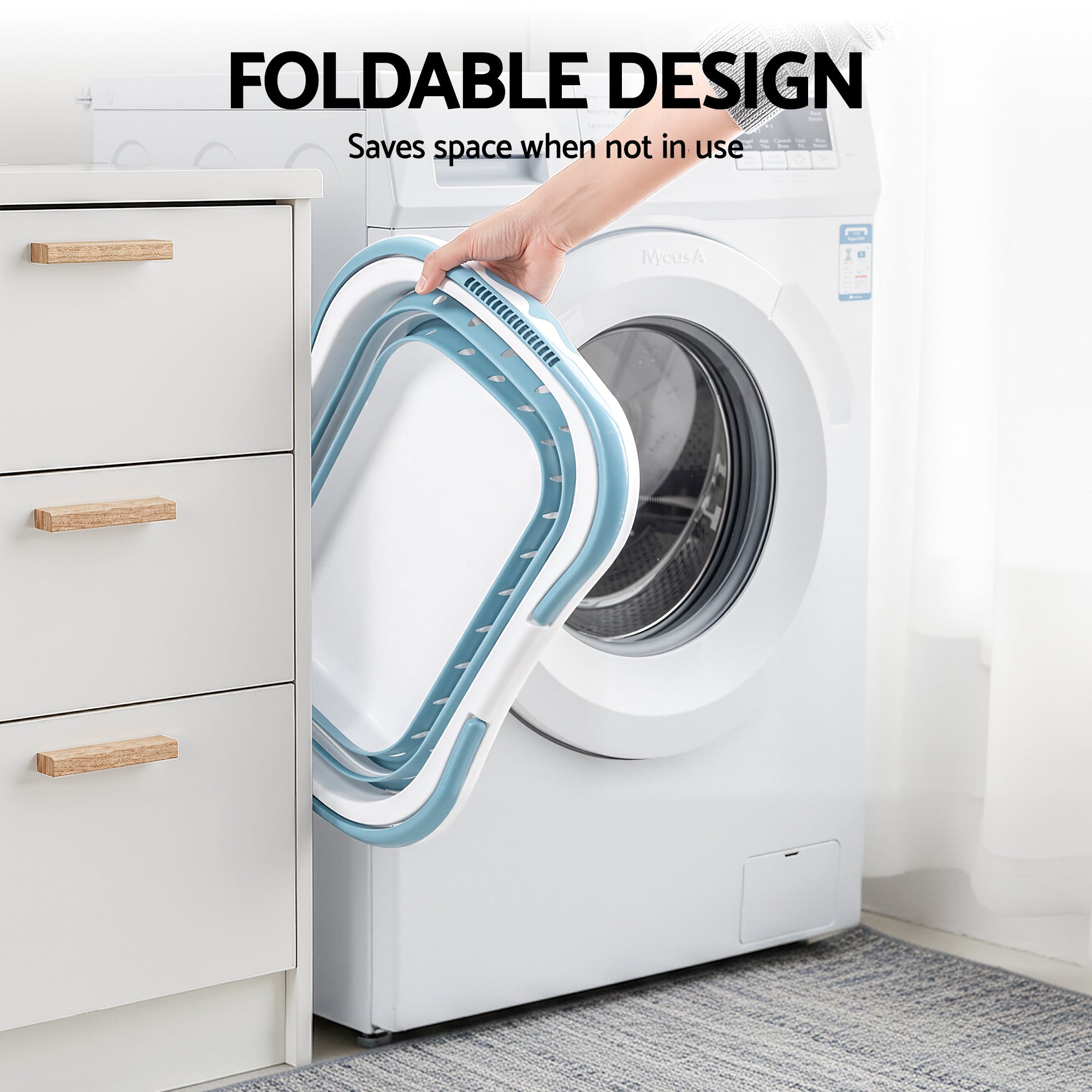 Artiss Laundry Basket Hamper Large Foldable Washing Clothes Storage Organiser