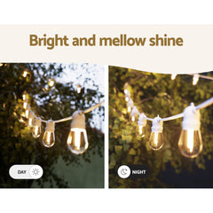 50m LED Festoon Light Outdoor String Light Christmas Wedding Party Decorations