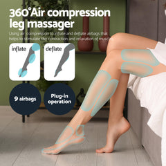 Livemor Leg Foot Massager Air Compression With Back Neck Massager Heat - Free Delivery