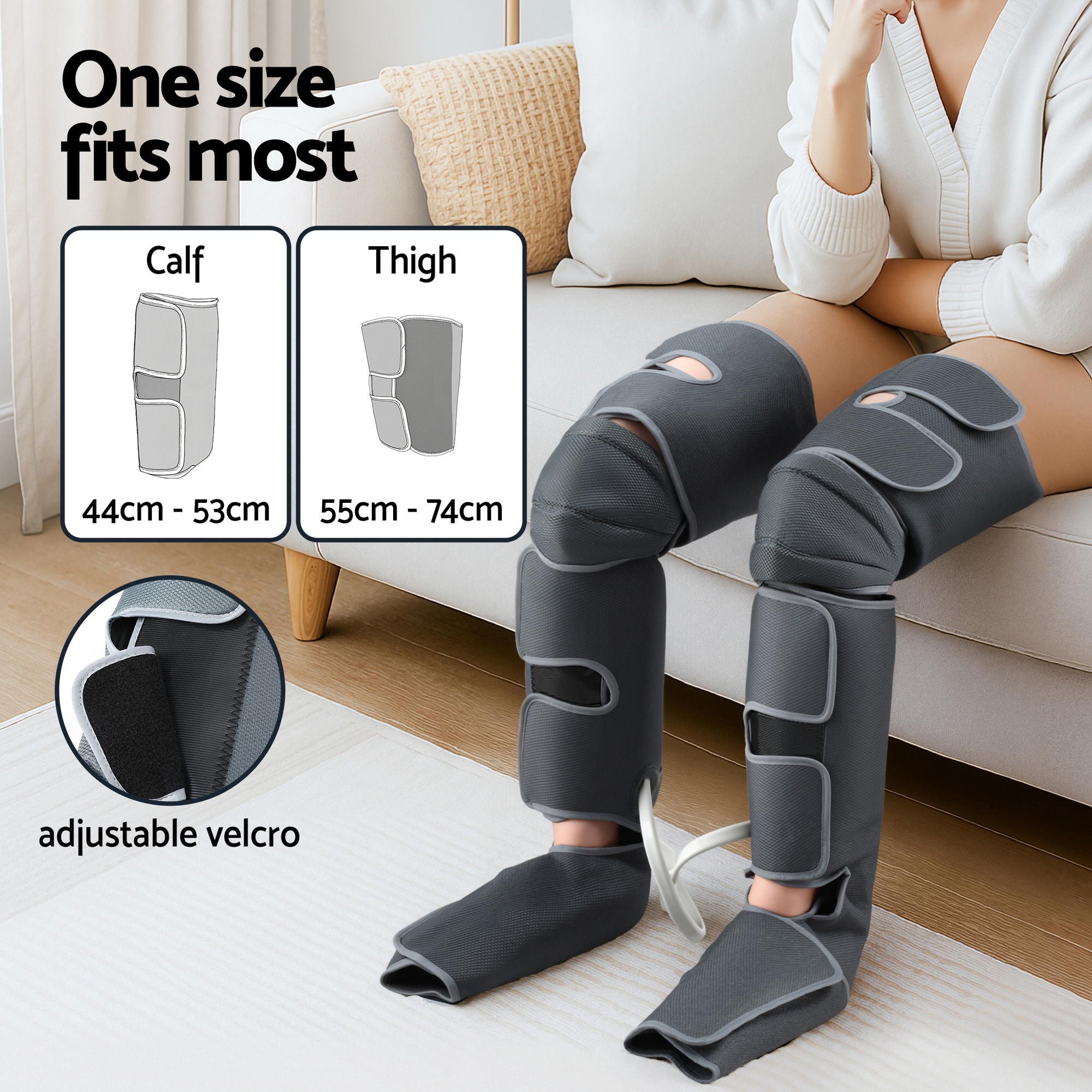 Livemor Leg Foot Massager Air Compression With Back Neck Massager Heat - Free Delivery