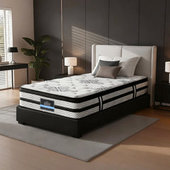 Giselle Bedding 34cm Mattress Euro Top Pocket Spring King Single