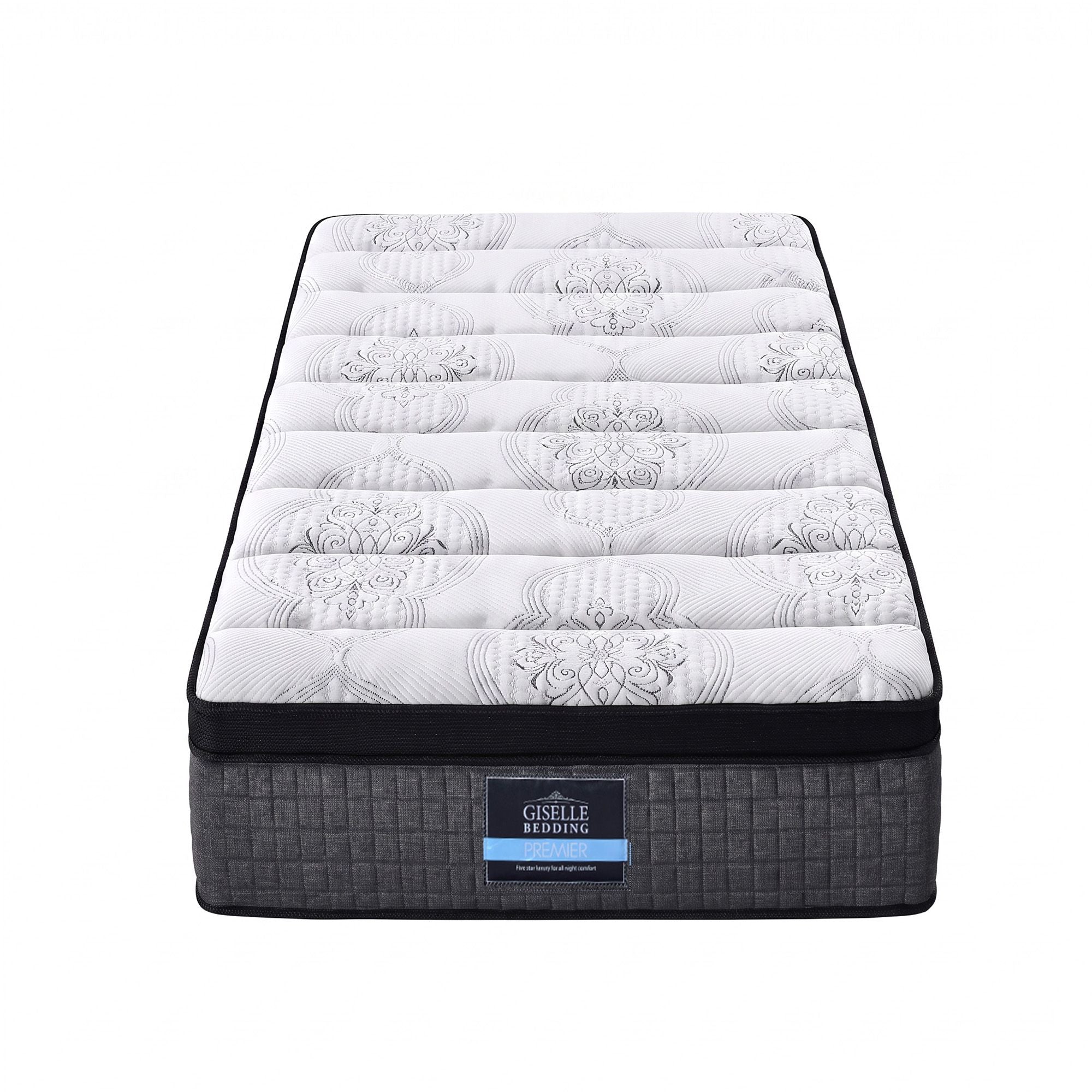Giselle Bedding 34cm Mattress 9 Zone Latex Foam King Single