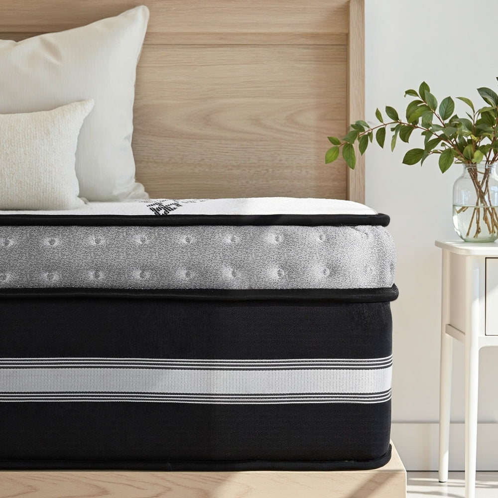 Giselle Bedding King Mattress 35cm Bed in a Box Pocket Spring Gel Memory Foam
